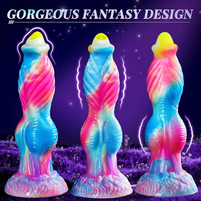 Traumhafter 10-Zoll-Fernbedienungs-Stoß-Monster-Dildo-Vibrator Riesiger Penis